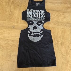 Black Misfits Cutout Dress